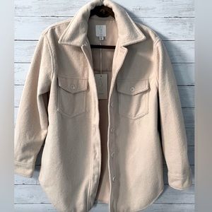 MEDIUM NEW Joie Faux Fur Sherpa Shacket